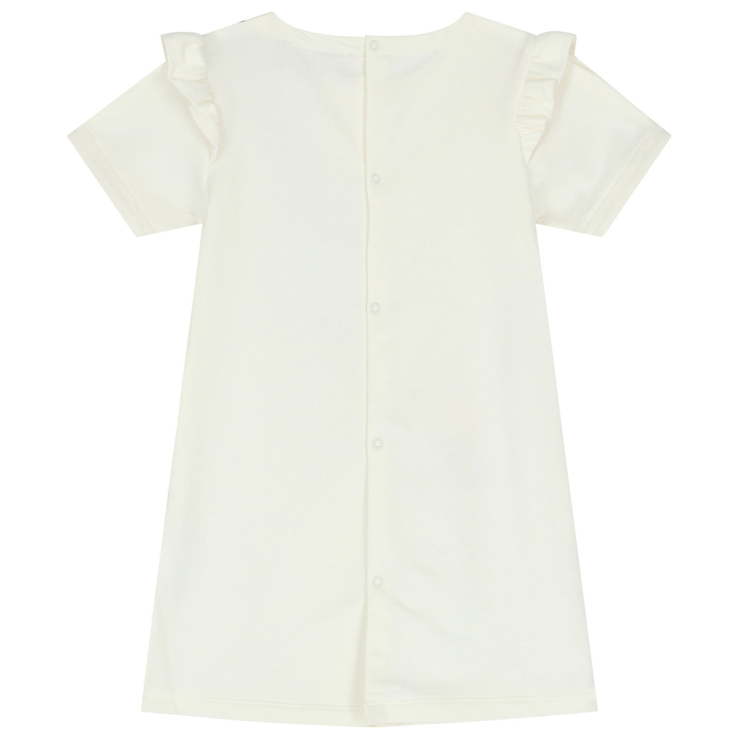 Younger Girls Ivory Logo Bag Dress, 2, hi-res image number null