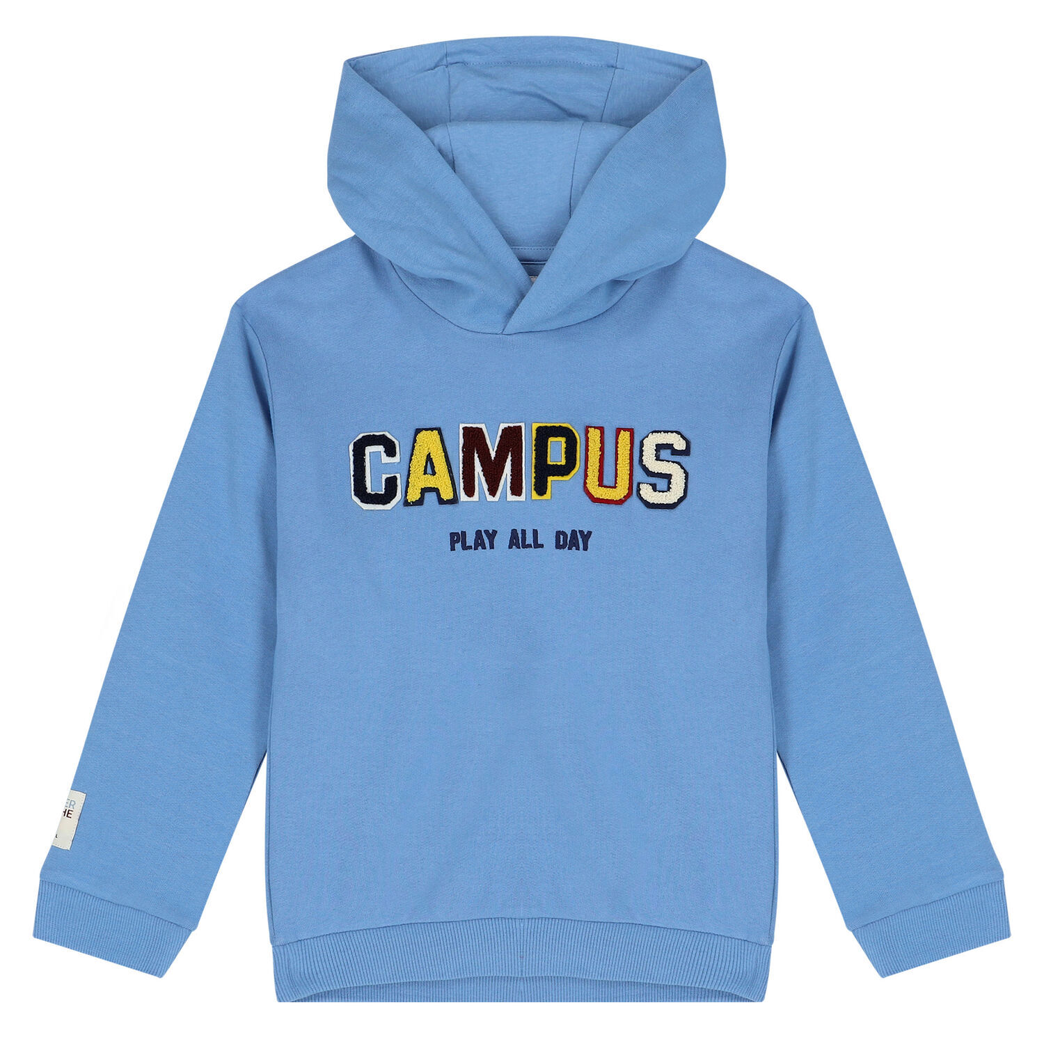 Boys Blue Hooded Top, 1, hi-res image number null