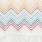 Girls White Zigzag T-Shirt, 1, hi-res