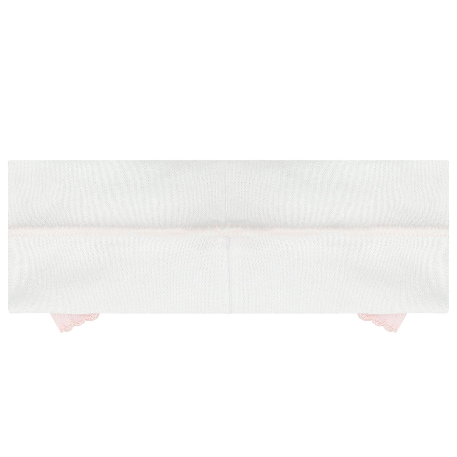 Baby Girls White & Pink Bow Headband, 1, hi-res