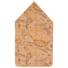 White & Beige Geo Map Logo Baby Nest, 1, hi-res