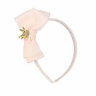 Girls Pink Bow Headband, 3, hi-res