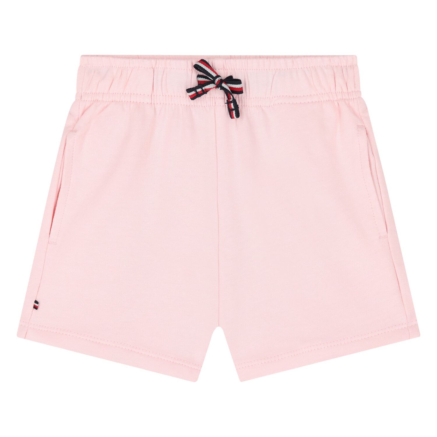 Younger Girls Pink Cotton Shorts Set, 3, hi-res