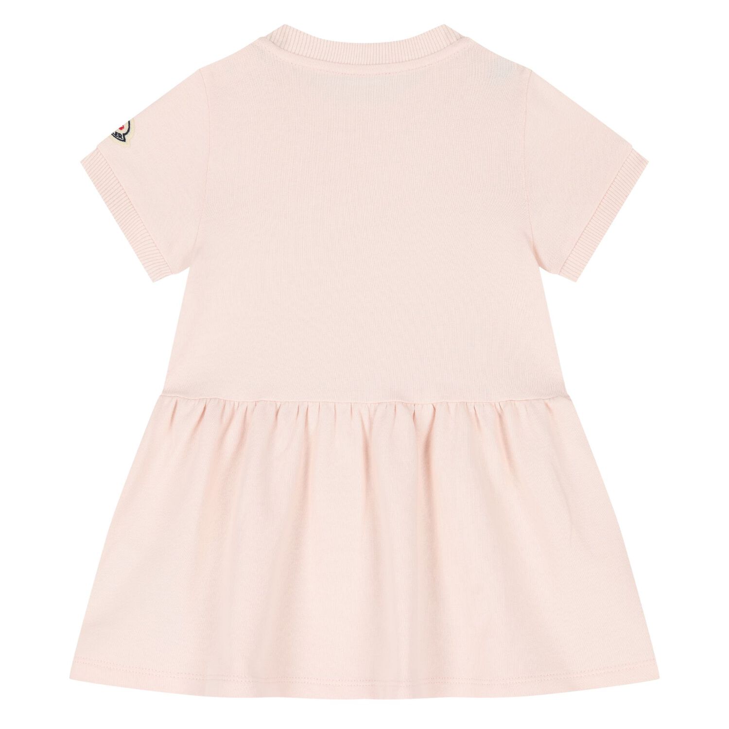 Younger Girls Pink Teddy Bear Dress, 1, hi-res