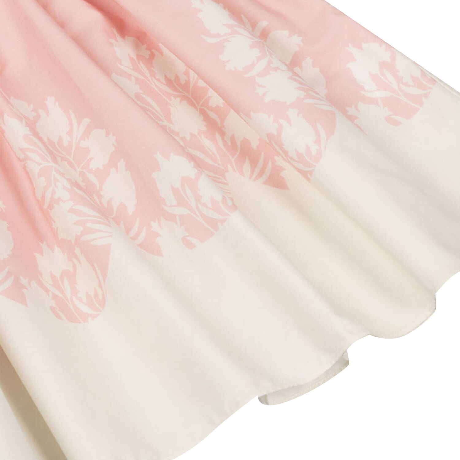 Girls Pink & White Floral Dress, 1, hi-res