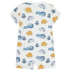 Baby Boys White & Yellow Rompers ( 3-Pack ), 1, hi-res
