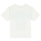 Boys White Varsity Logo T-Shirt, 1, hi-res