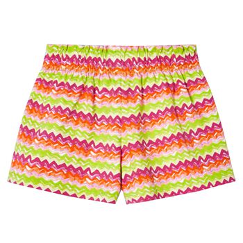 Girls Green & Pink Shorts ( 2-Pack )