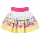 Girls Pink Summer Skirt, 1, hi-res