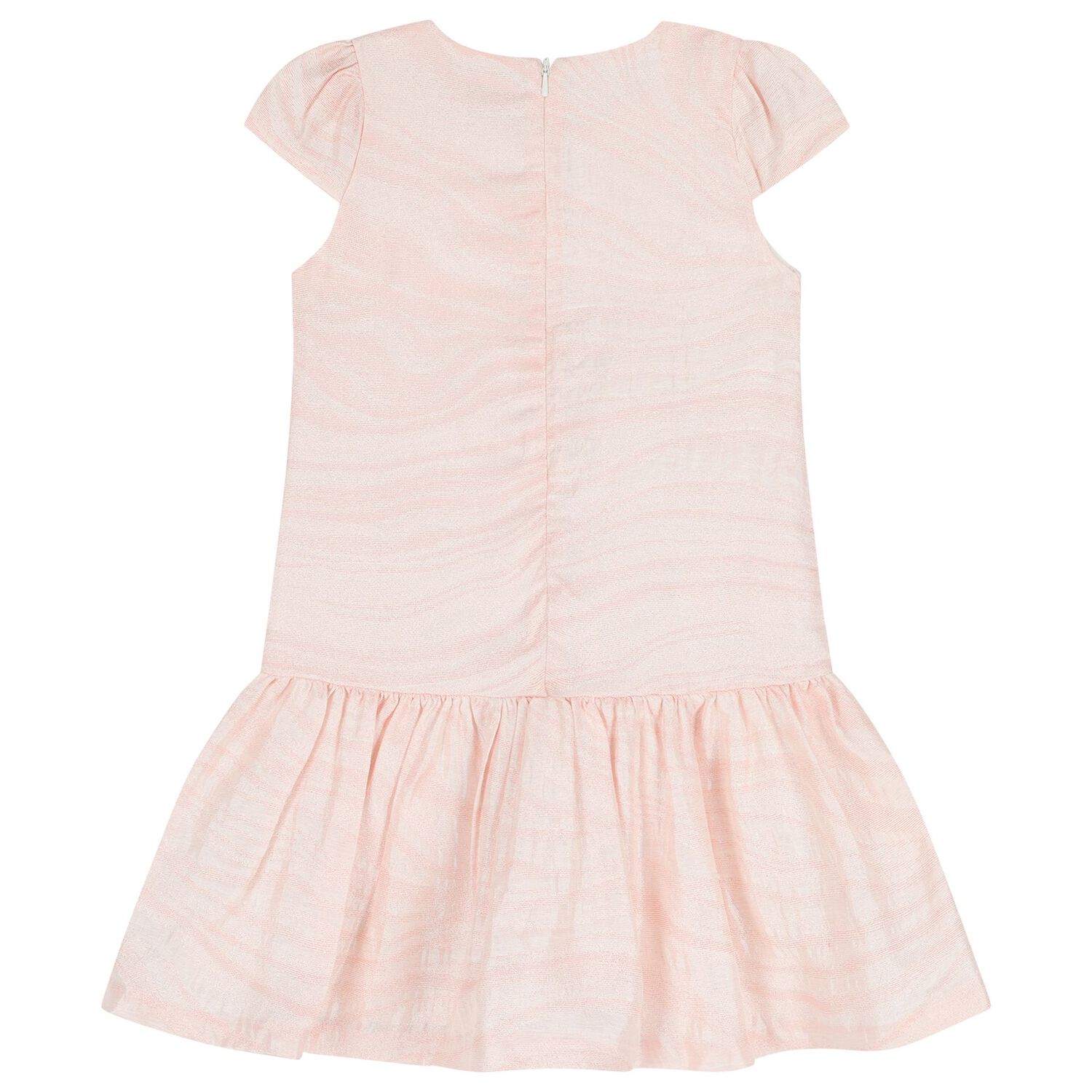 Girls Pink Logo Dress, 1, hi-res