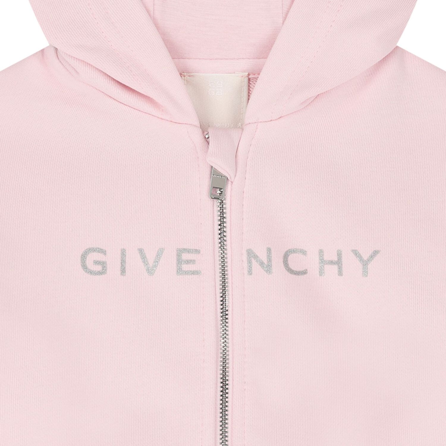 Younger Girls Pink Logo Zip Up Top, 1, hi-res