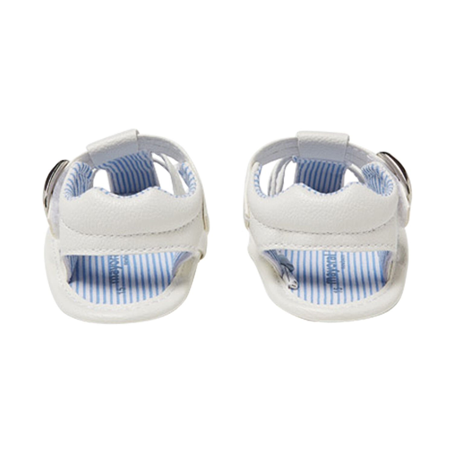 Baby Boys White Sandals, 2, hi-res