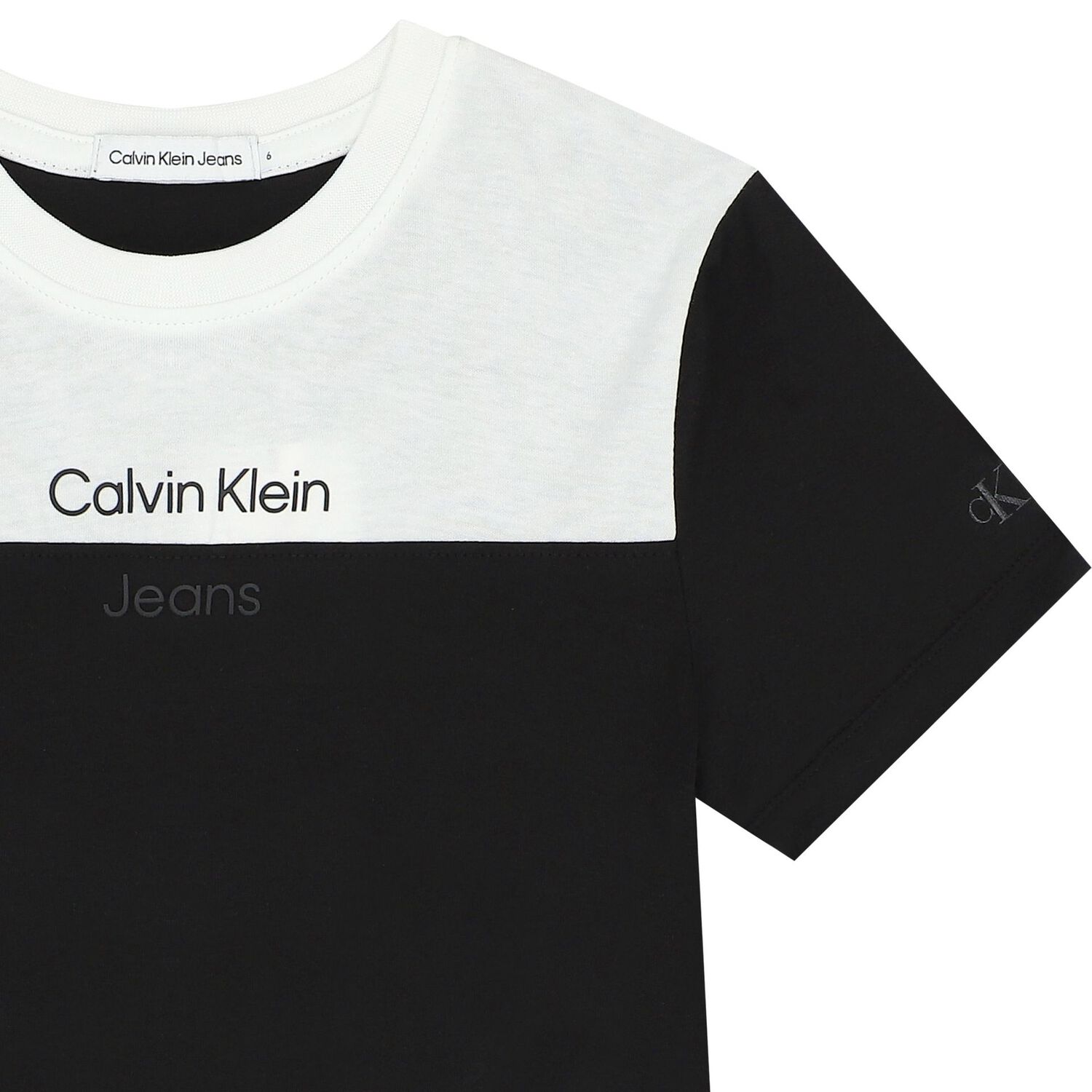 Boys White & Black Logo T-Shirt, 1, hi-res image number null