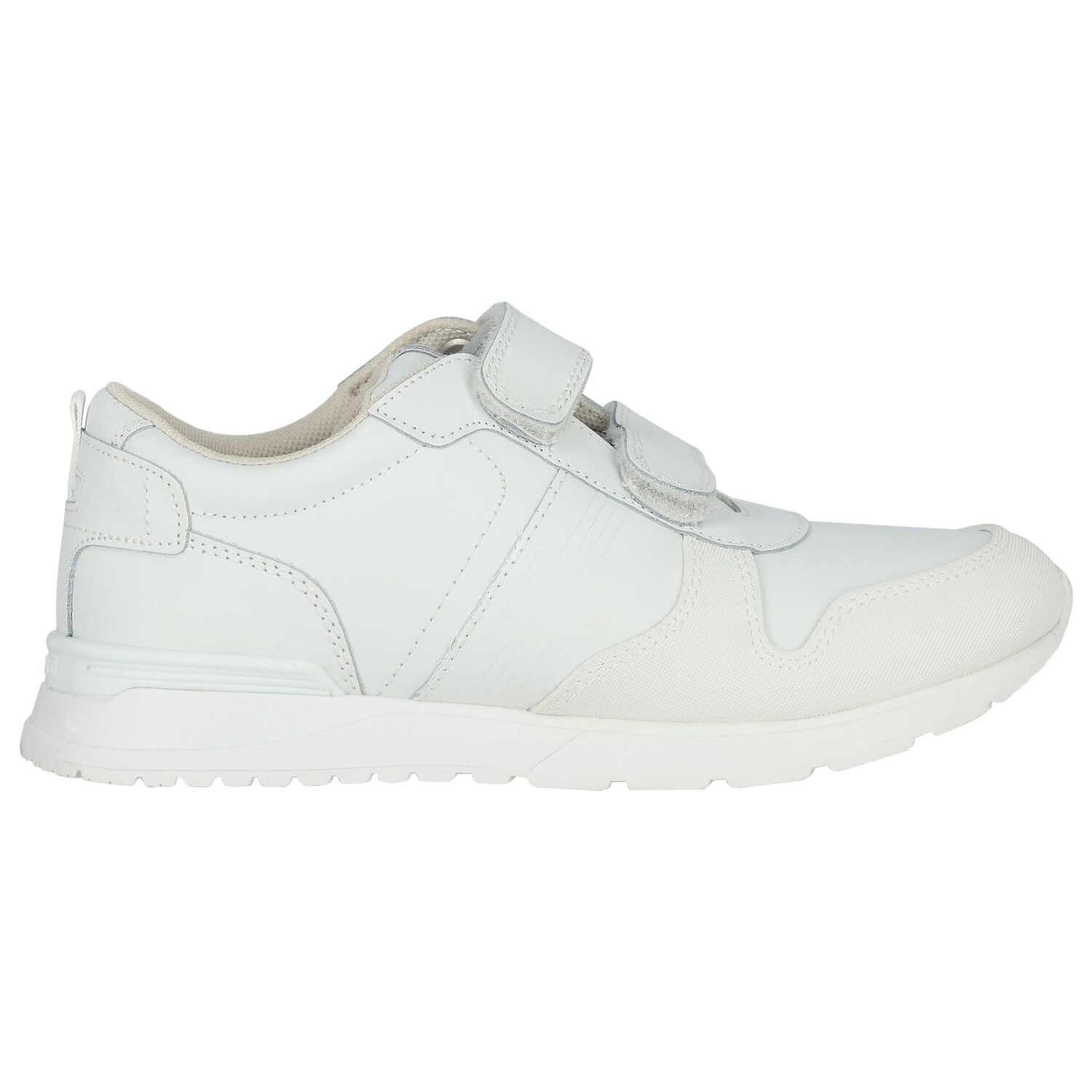 Boys White Logo Trainers, 1, hi-res image number null