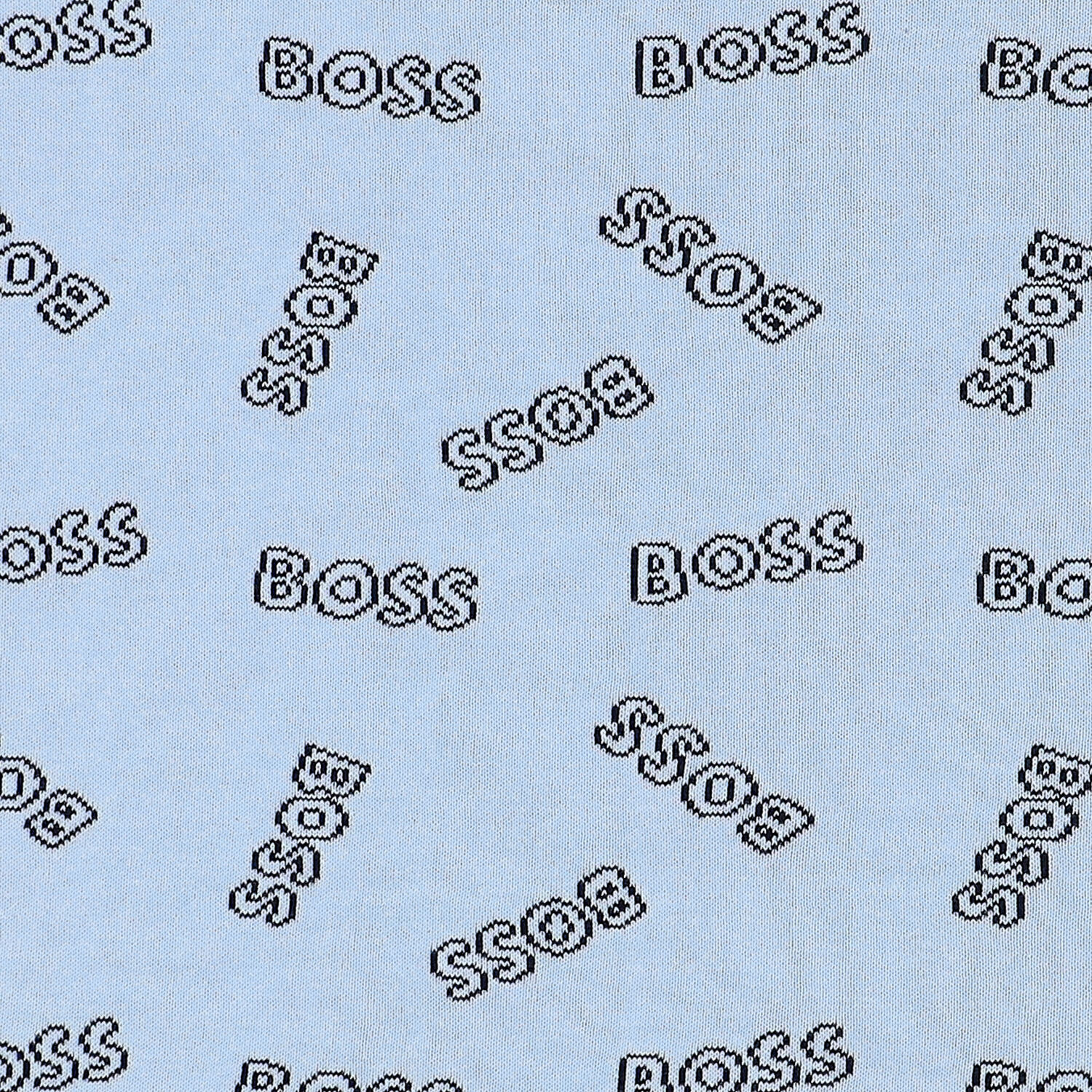 Baby Boys Navy Logo Blanket, 3, hi-res