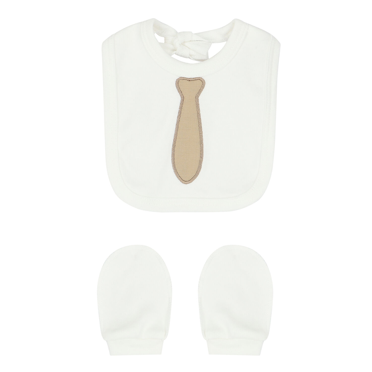 Baby Boys Ivory & Beige 4-Piece Set, 1, hi-res image number null