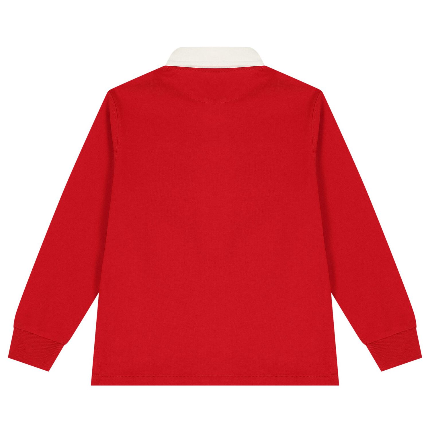 Boys Red Triple Pony Logo Polo Shirt, 1, hi-res