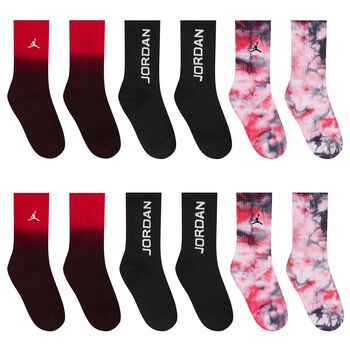 Red & Black Jordan Logo ( 3-Pack )
