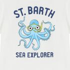 Boys White Octopus T-Shirt, 1, hi-res