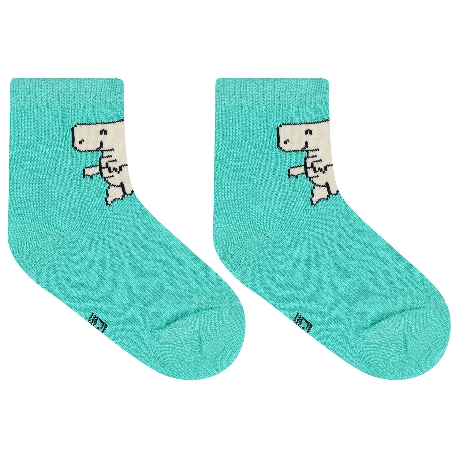 Baby Boys Green, Beige & Black Dino Print Socks ( 3-Pack ), 2, hi-res image number null