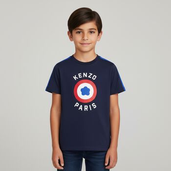 Navy Blue Target Logo T-Shirt