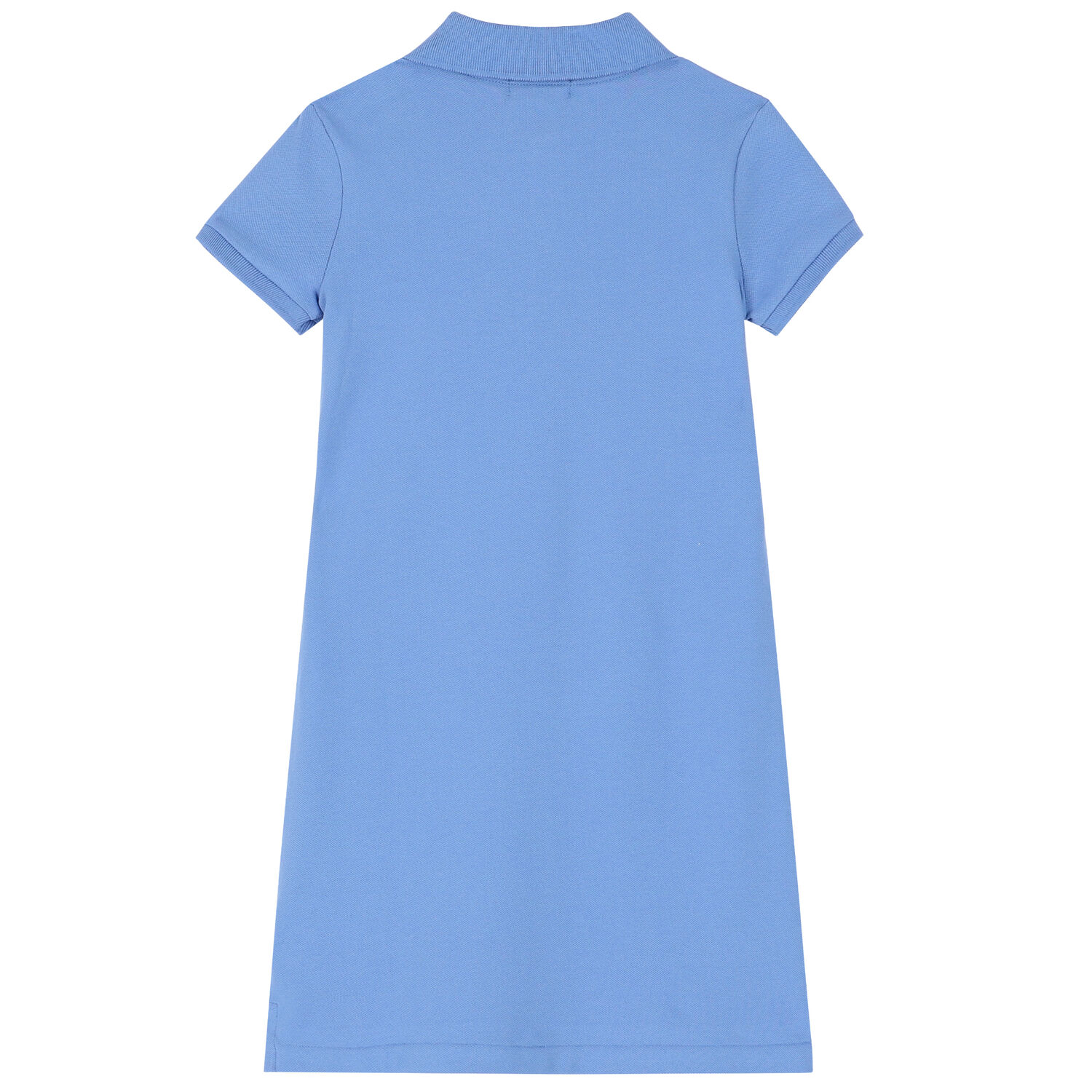 Girls Blue Logo Polo Dress, 1, hi-res