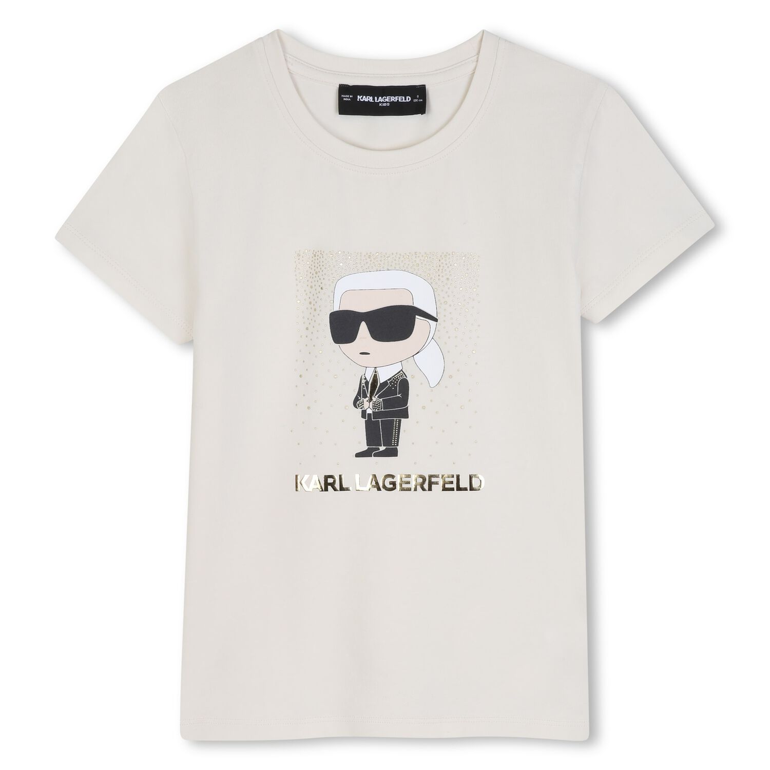 Girls White Ikonik T-Shirt, 1, hi-res