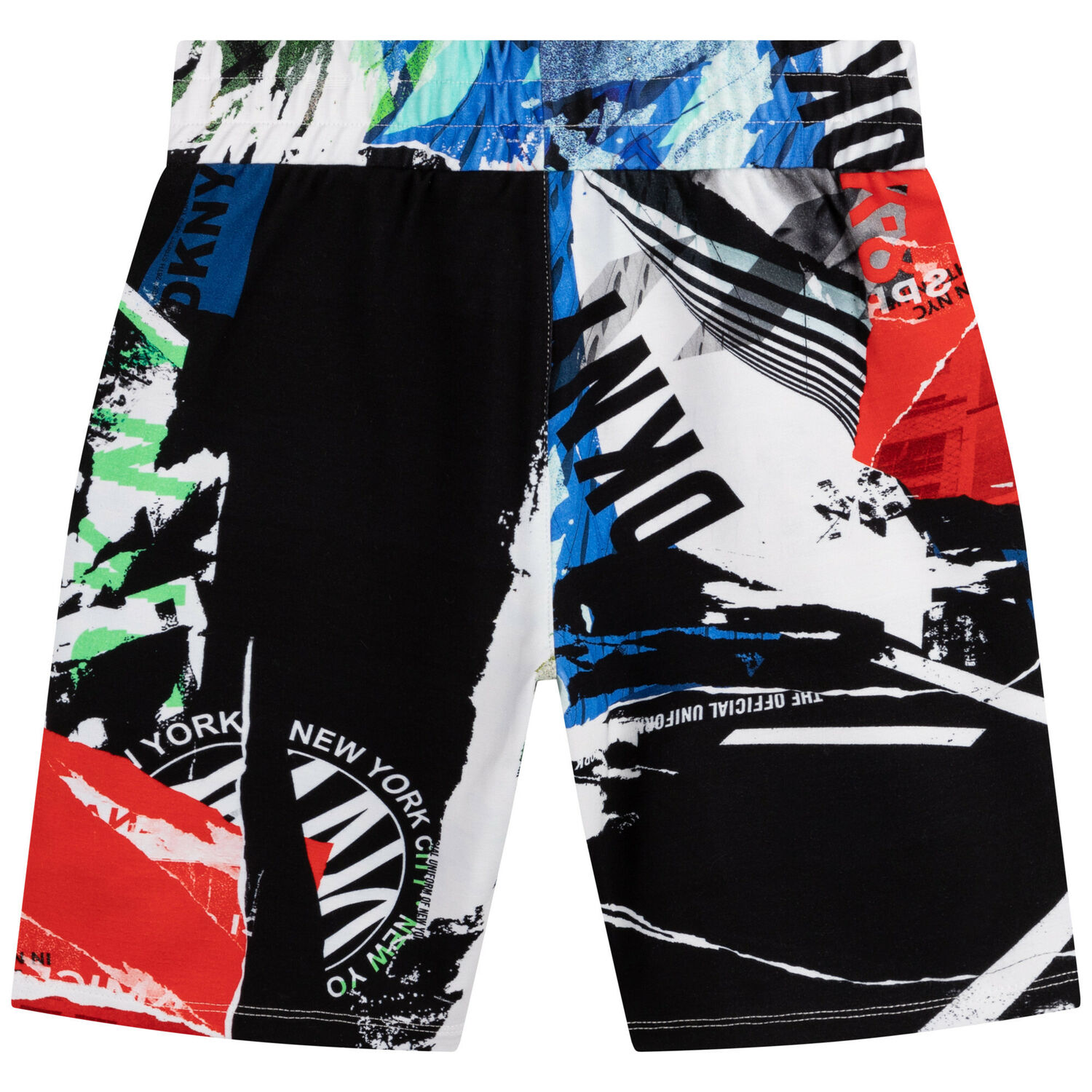Boys Black & Red Logo Shorts, 1, hi-res image number null