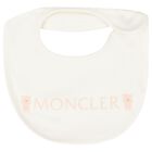 Baby Girls Ivory & Pink Teddy Bear Logo Babygrow Set, 1, hi-res