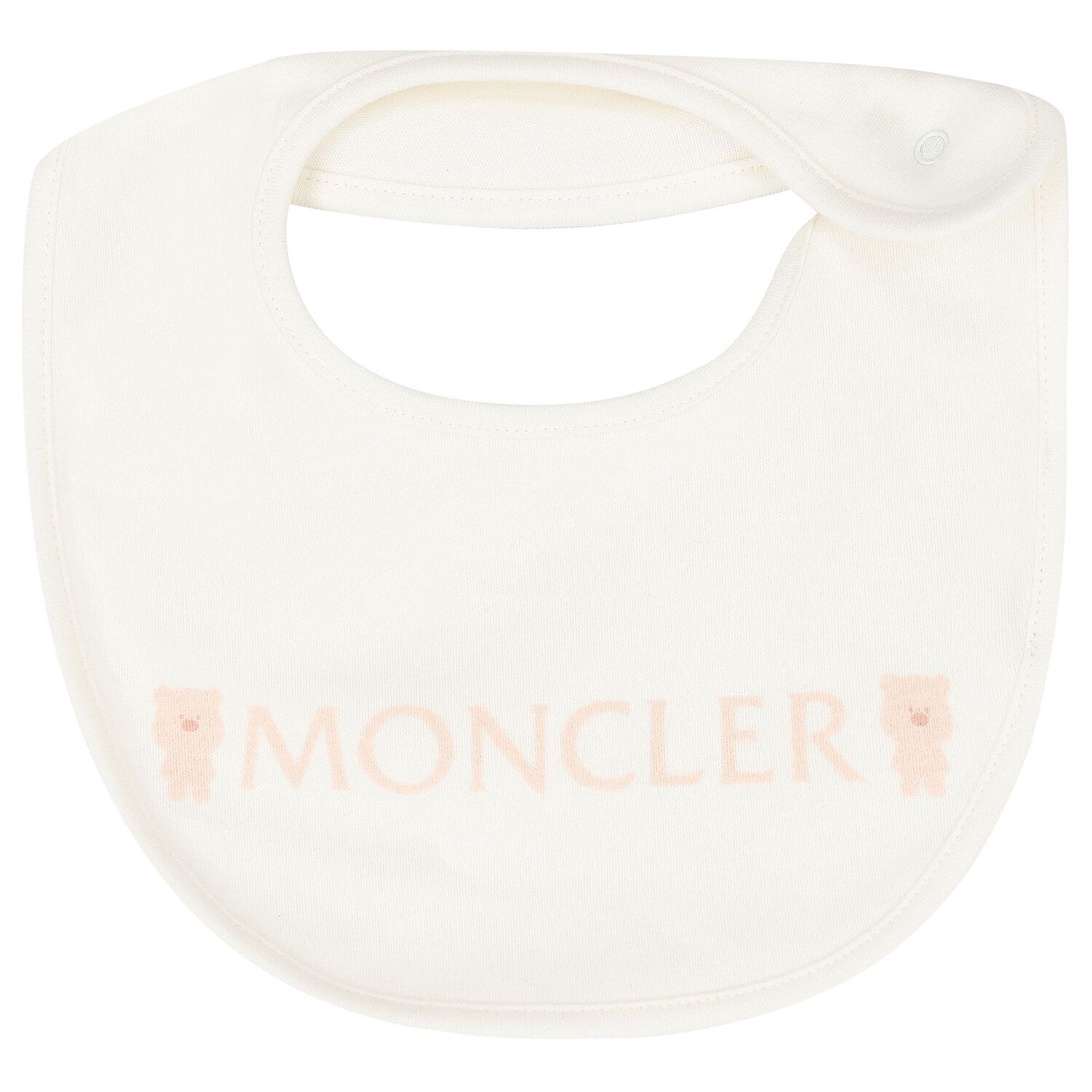 Baby Girls Ivory & Pink Teddy Bear Logo Babygrow Set, 1, hi-res