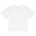 Boys White & Black Teddy Bear Logo Shorts Set, 2, hi-res