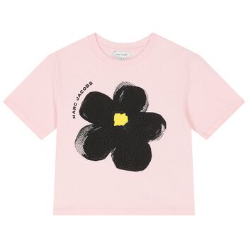 Girls Pink Daisy T-Shirt