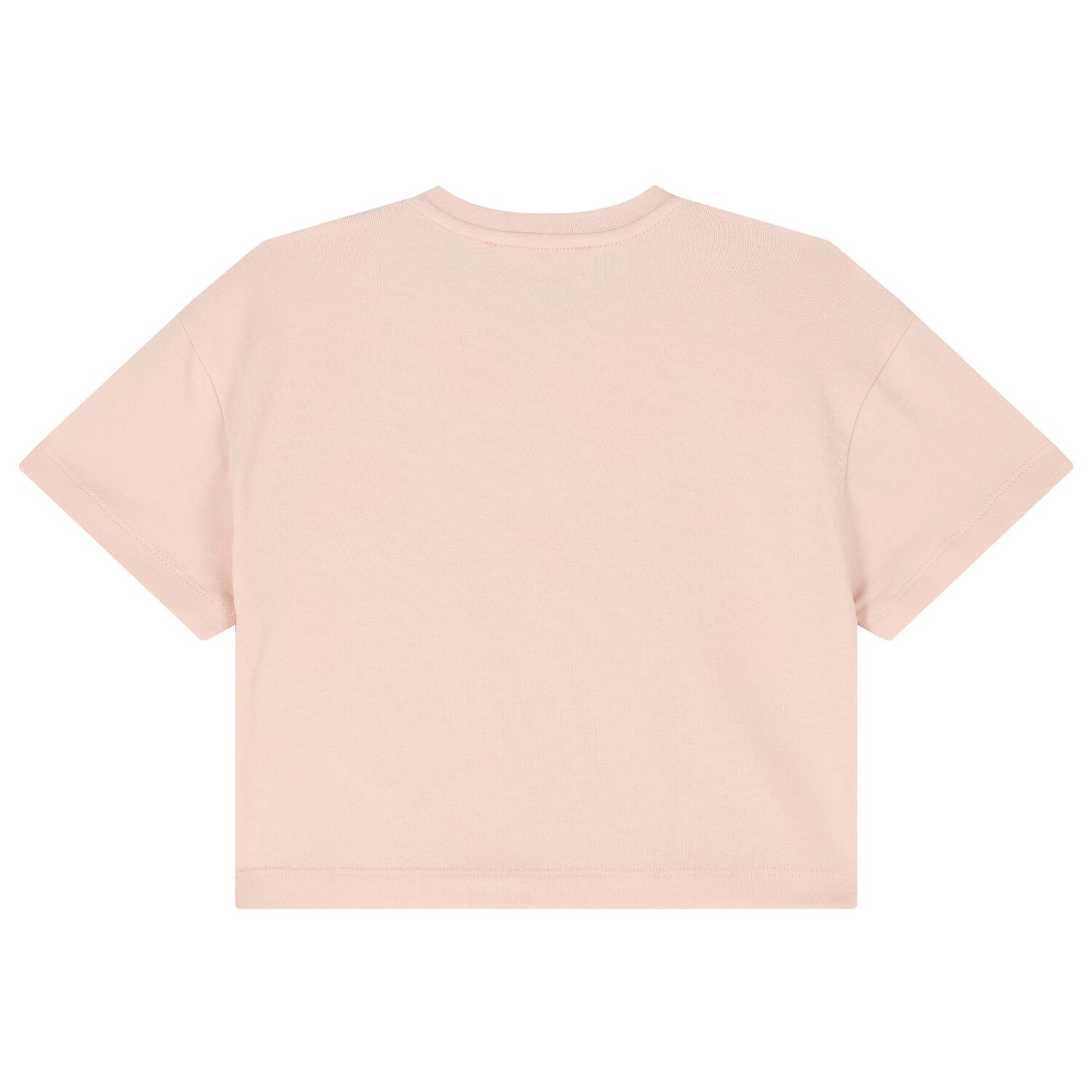Girls Pink Embellished Logo T-Shirt, 2, hi-res