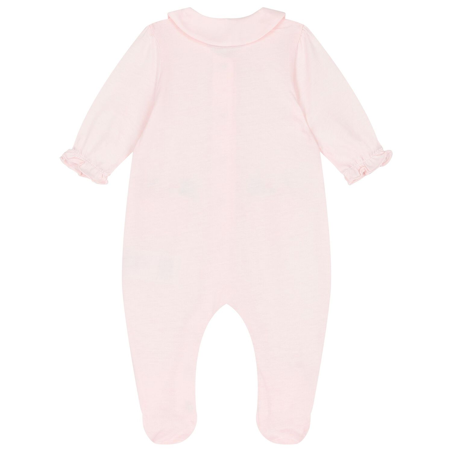 Baby Girls Pink Floral Babygrow, 1, hi-res