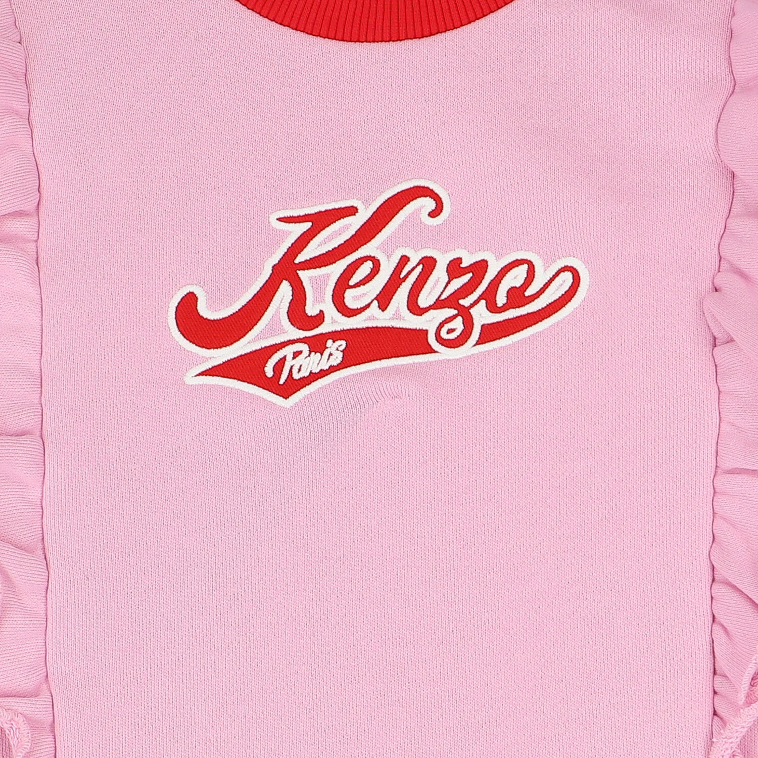 Younger Girls Pink Logo Dress, 1, hi-res