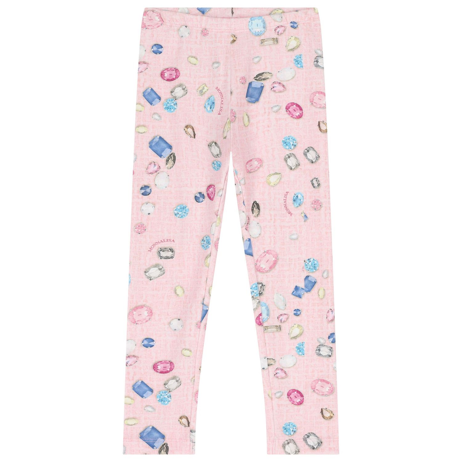 Girls Pink & Ivory Jewel Leggings Set, 1, hi-res image number null