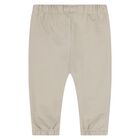 Baby Boys Beige & Ivory 3-Piece Tracksuit Gift Set, 3, hi-res
