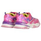 Girls Iridescent Pink Trainers, 1, hi-res