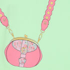 Girls Green Logo Bag Dress, 1, hi-res