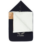 Navy Blue & Beige Geo Map Baby Nest, 2, hi-res