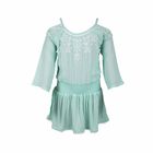 Girls Aqua Beach Dress, 1, hi-res