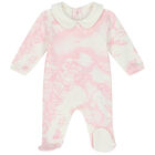 Ivory & Blue Geo Map Babygrow Set, 3, hi-res