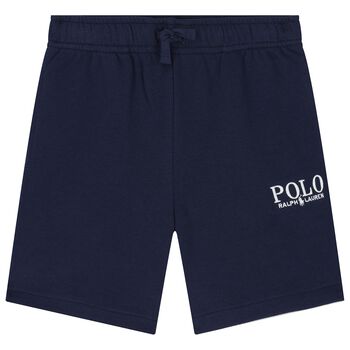 Boys Navy Blue Jersey Shorts