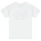 Girls White Logo Tiger T-Shirt, 1, hi-res