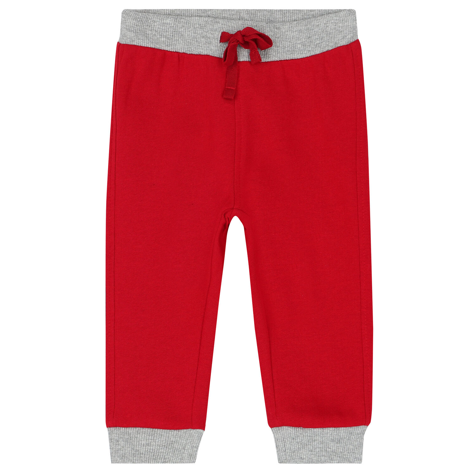 Baby Boys Red Reindeer Tracksuit, 1, hi-res