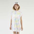 Girls Multi-Coloured Logo Dress, 1, hi-res