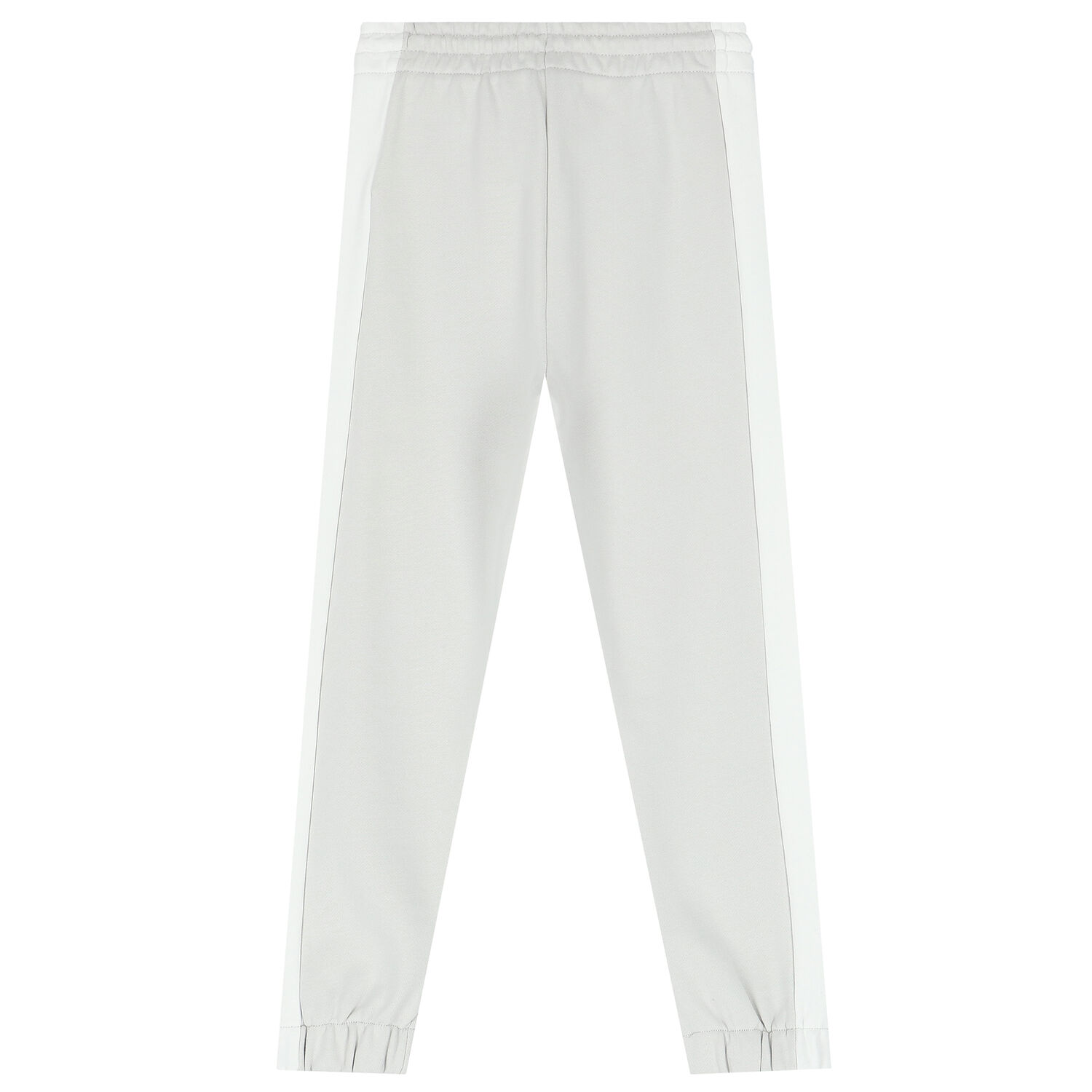 Boys White & Grey Logo Joggers, 1, hi-res image number null