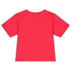 Girls Pink Logo T-Shirt, 1, hi-res
