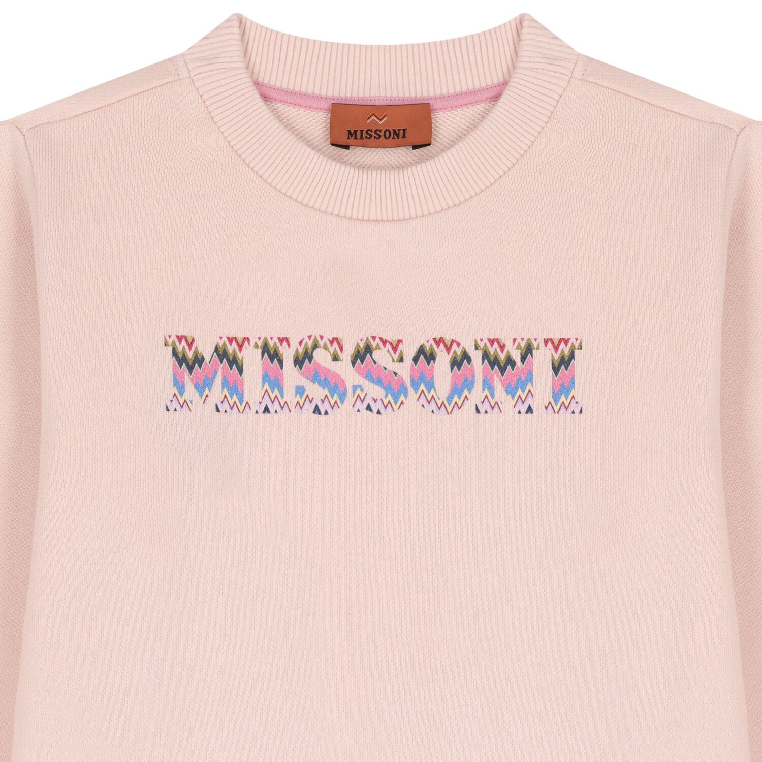 Girls Pink Logo Sweatshirt, 1, hi-res