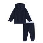 Baby Boys Navy Blue Logo Tracksuit, 1, hi-res